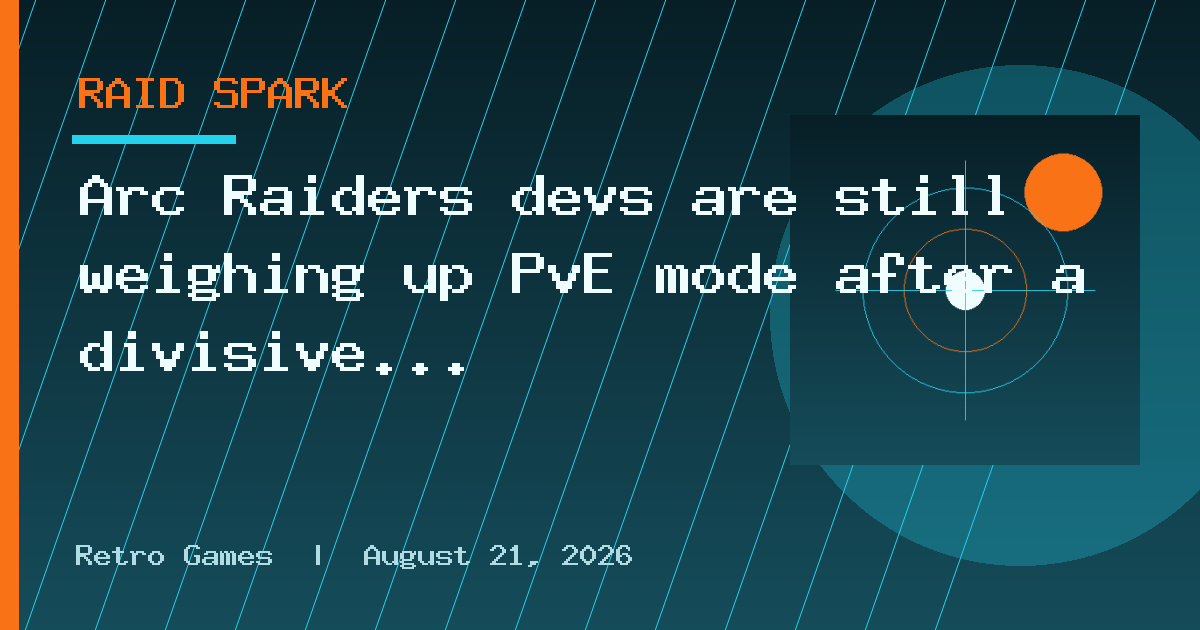 Arc Raiders devs are still weighing up PvE mode after a divisive test