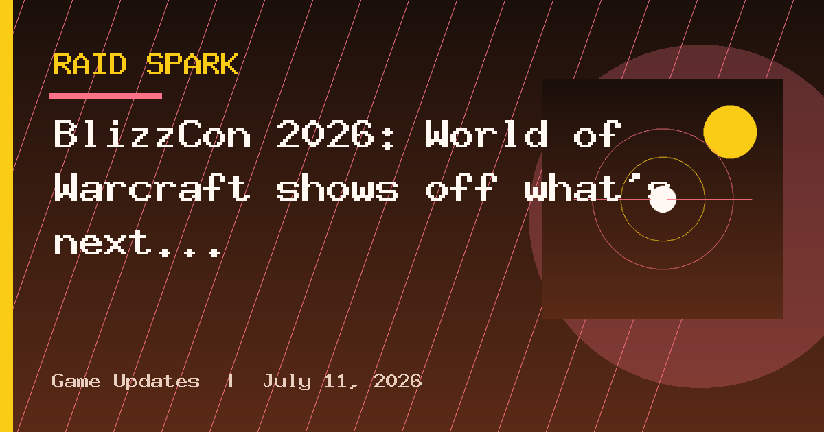 BlizzCon 2026: World of Warcraft shows off what’s next for Midnight