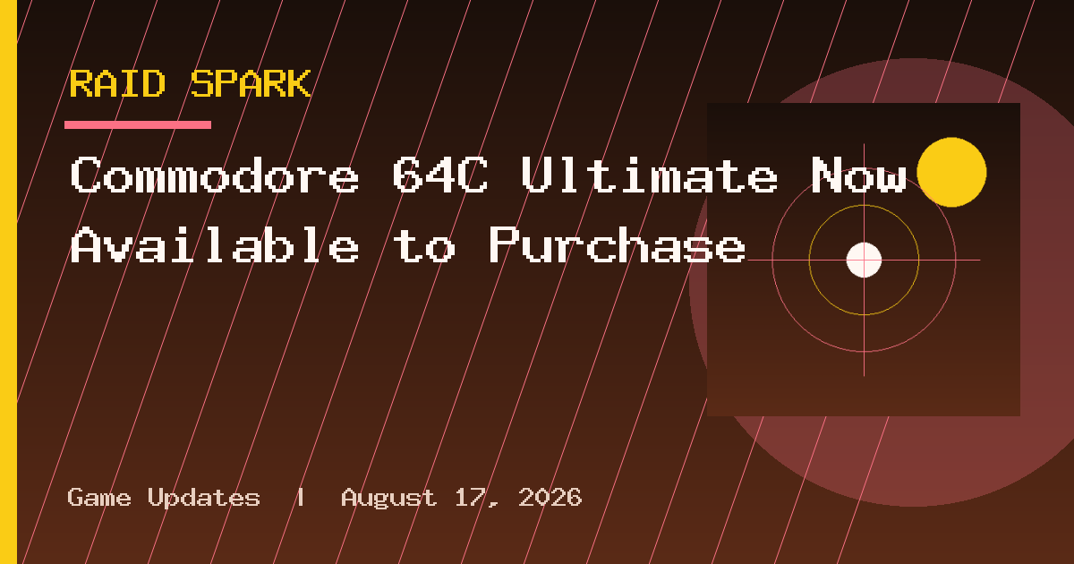 Commodore 64C Ultimate Now Available to Purchase
