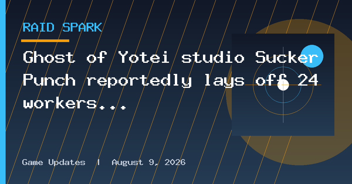 Ghost of Yōtei studio Sucker Punch reportedly lays off 24 workers