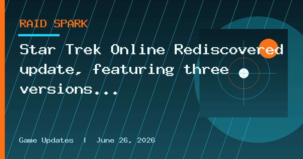 Star Trek Online Rediscovered update, featuring three versions of Spock, goes