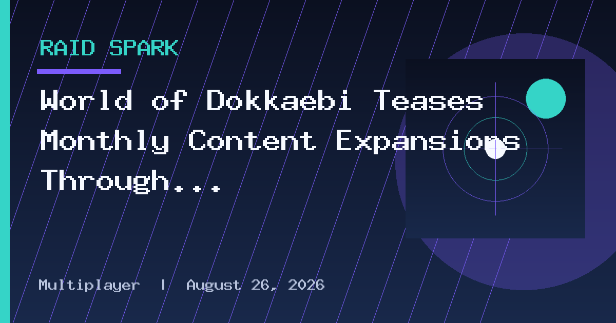 World of Dokkaebi Teases Monthly Content Expansions Through Next January